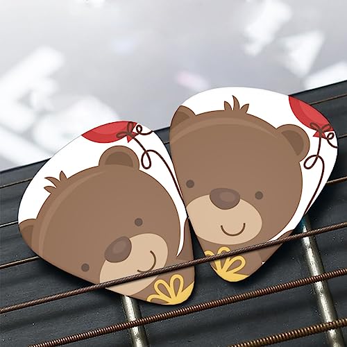 Happy Birthday Bear Médiator de guitare 12 médiators tendance durables dans une boîte pour ukulélé guitare électrique basse - Les Beatles, Paul McCartney, John Lennon, RIngo Starr, George Harrison Happy Birthday Bear Médiator de guitare 12 médiators tendance durables dans une boîte pour ukulélé guitare électrique basse – Image 8