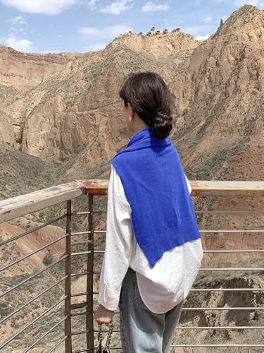 Sweater Knitted Knotted Shawl for Women Sleeves Sweater Wrap Travel Casual Scarf Tops Shoulder Wrap for Fall Winter4