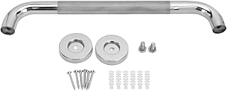 Stainless Steel Bathroom Grab Bar, Shower Balance Handle, Anti Slip Handicap Safety Bar with Thickened Ergonomic Design, Easy to Install for Bathtub, Shower, Home, Office, Hospital (Silver)