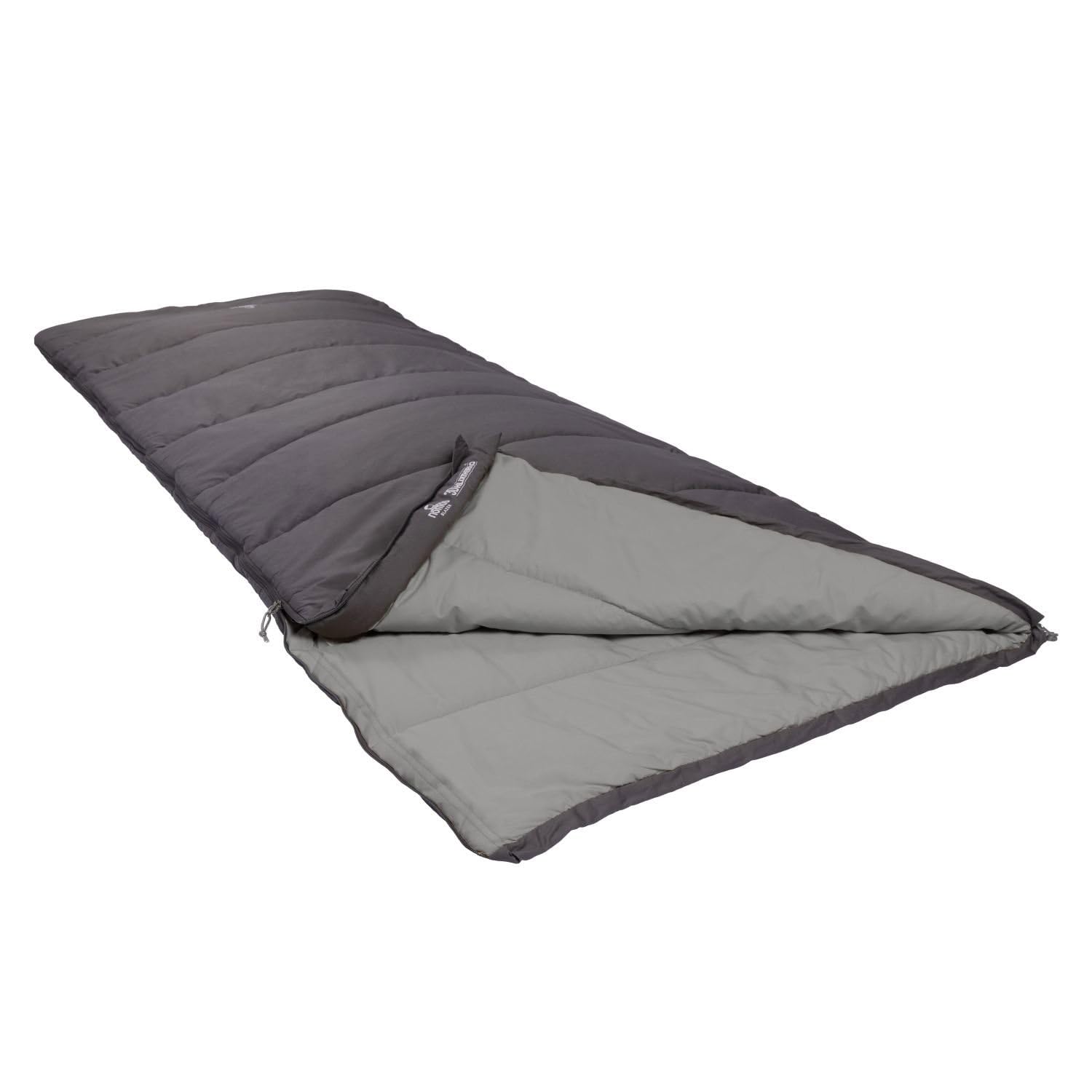 NOMAD® Blazer Schlafsack Deckenmodell | Bis 190cm Körpergröße | Baumwolle | Zum Aufzippen | Zugluftstreifen | Zwei-Wege-Reißverschluss | Inkl. Abdeckung