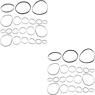 SUPVOX 100 pcs tape recorder belt cassette recorder belt recorder cassette repair belt cassette deck cassette tapes cassette player recorder casettes tape Belt for Video Machine universal