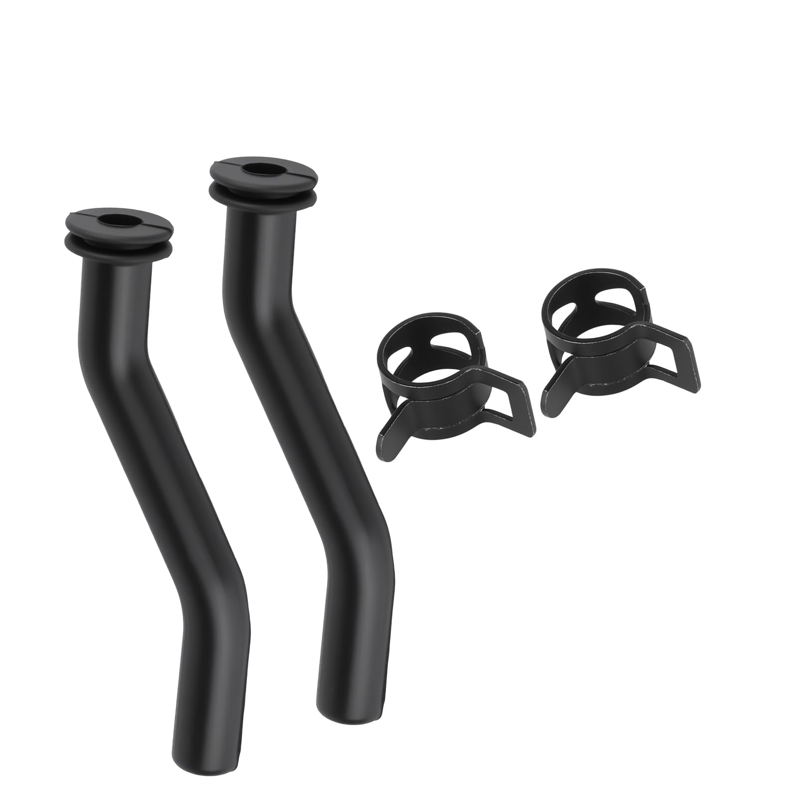 Bbajszx Black 4Pcs 596163 Rubber Vacuum Hose Clamps For D100 E100 Series Lawns Tractors Oil Pumps Replacement Vacuum Hose