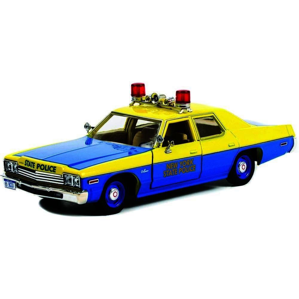 Greenlight Yellow Collectibles 85551 Hot Pursuit - 1974 Dodge Monaco - New York State Police 1:24 Scale