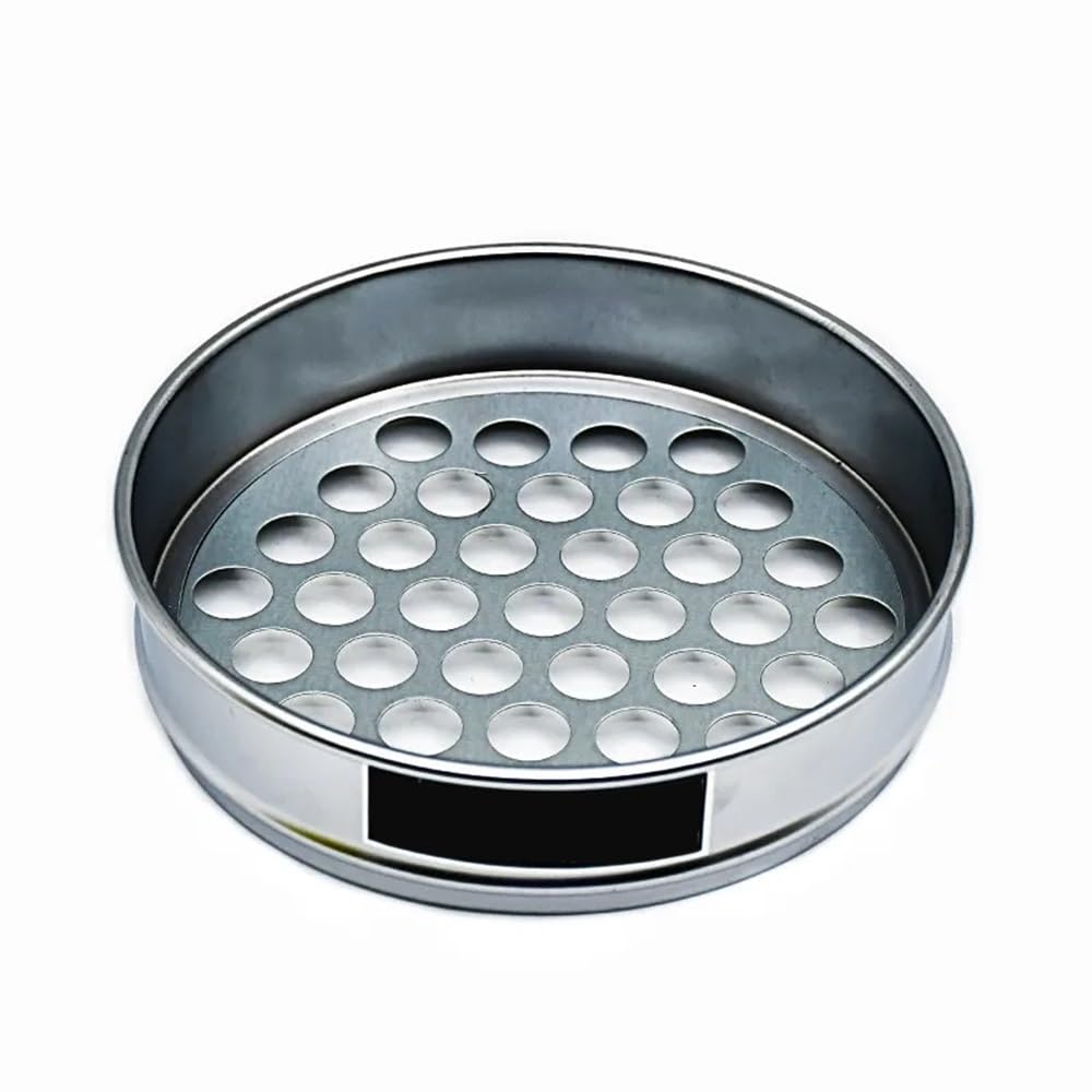 11 szt. Zestaw sit laboratoryjnych 20 cm 0,075-60 mm | Zestaw sit do gleby z pokrywką i dolną miską do użytku laboratoryjnego