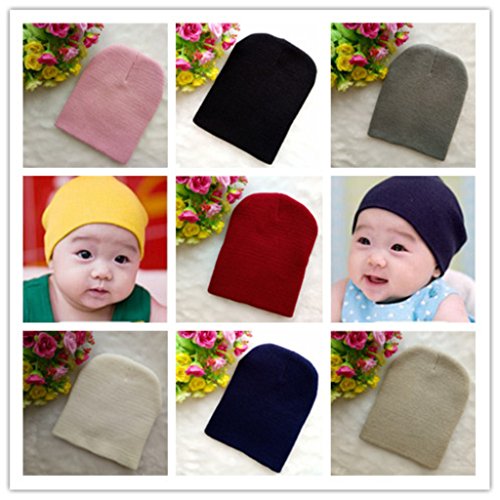 Newborn Baby Boys Girls Hats Hospital Hat Soft Cute Beanie Infant Winter Warm Caps Unisex Toddle Bow Hat2