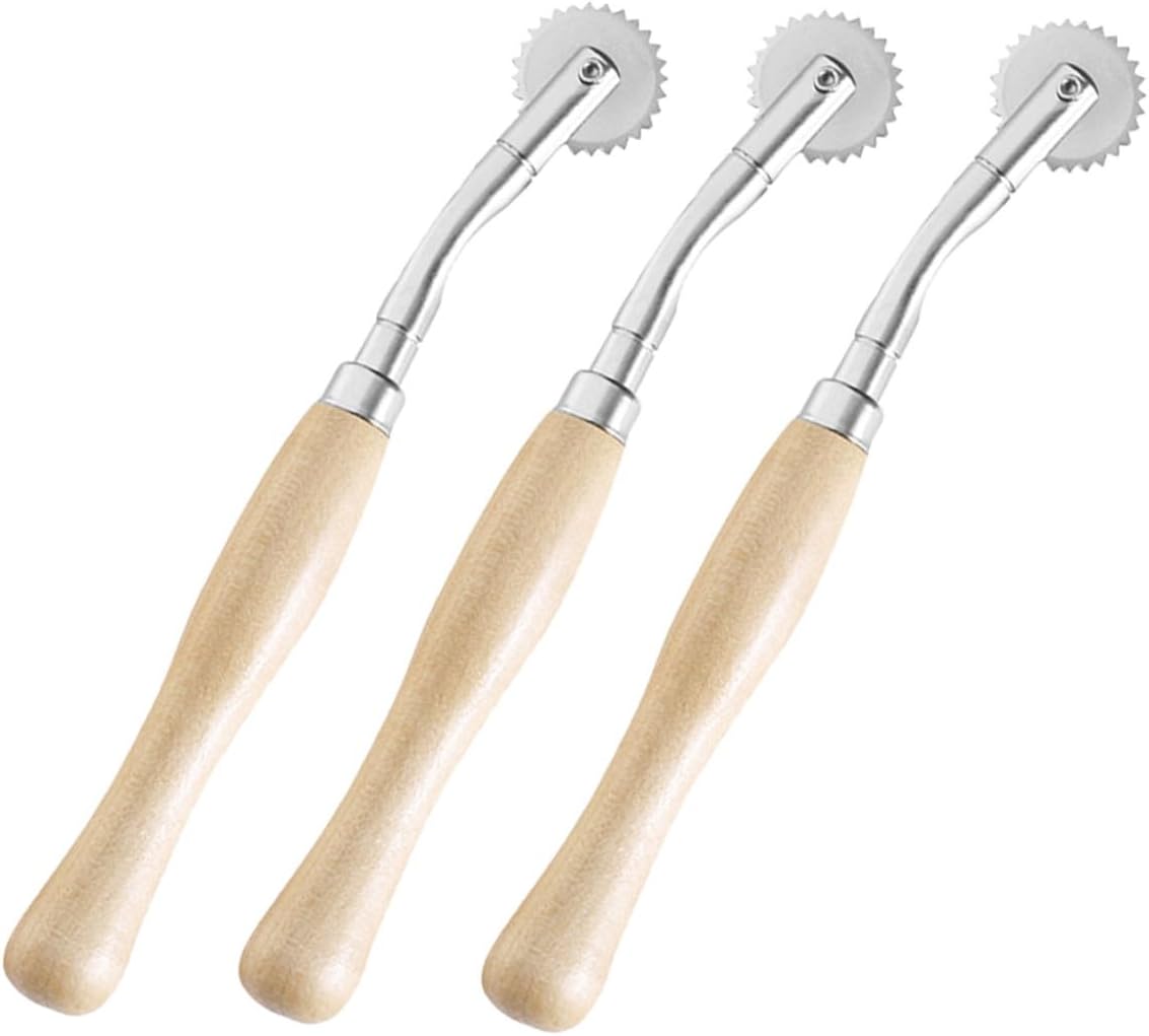 OHPHCALL 3pcs Professional Spacing Wheel Sewing Tool Stitch Sewing Wheel for Easy Marking
