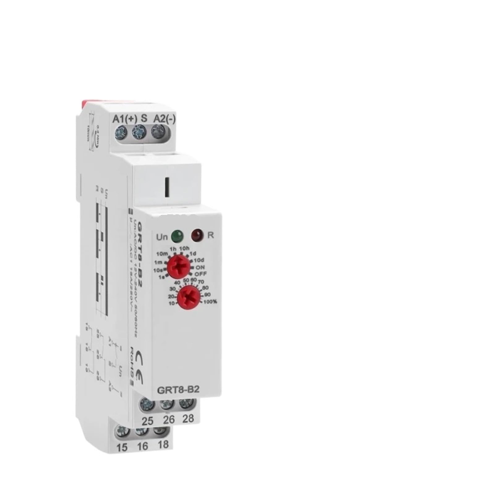 OSHZIKJII Relay 16A AC230V OR AC/DC12-240V(GRT8-B1 AC230V)