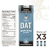 Califia Farms Oat Milk, Original Barista Blend, Shelf Stable, Non Dairy Milk, Creamer, Vegan, Plant Based, Gluten Free, Non GMO, 32 Fl Oz (Pack of 3)