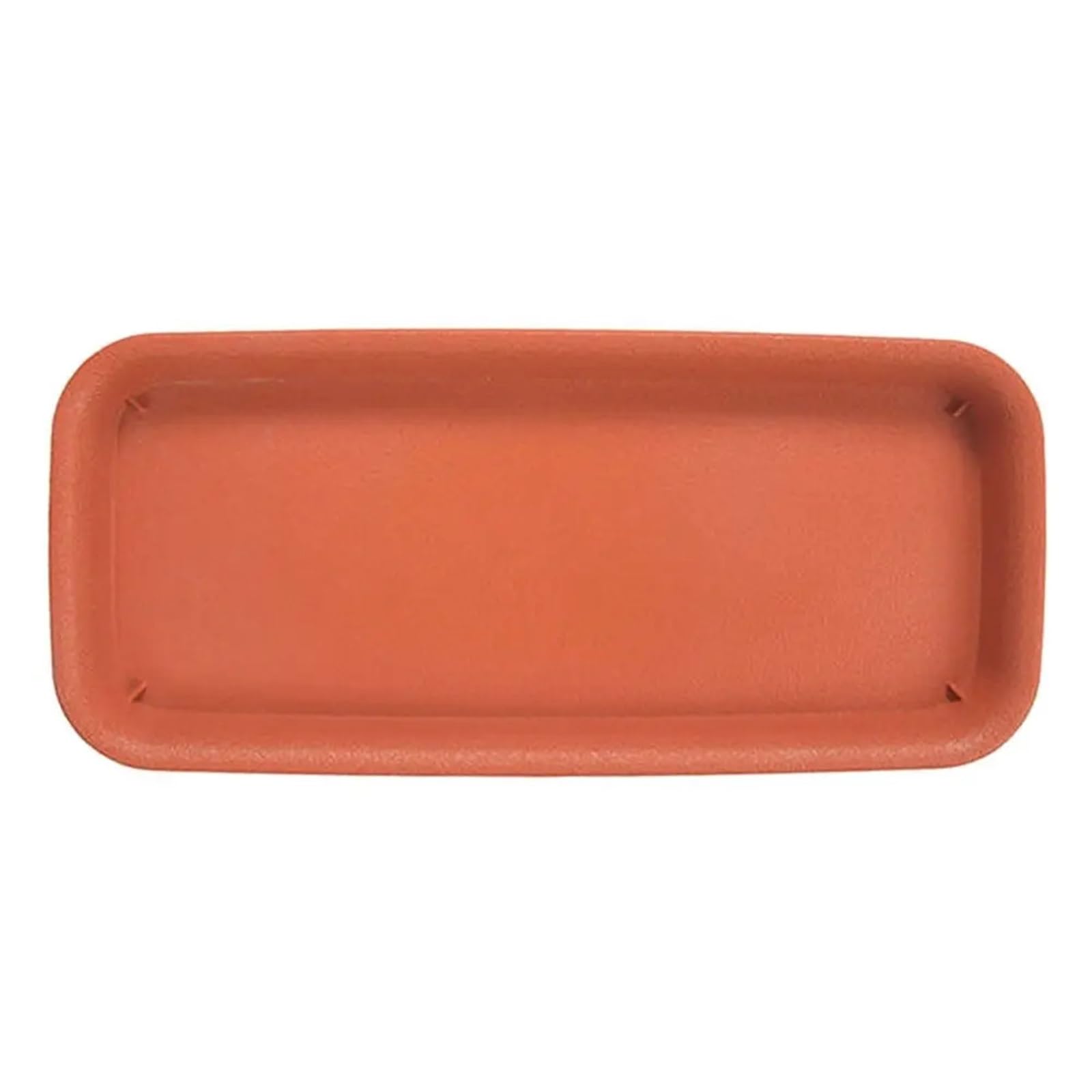 Verdes Platos para Macetas Platillo for Plantas, bandejas de Goteo, Bandeja de plástico, platillos for Interior y Exterior, Maceta Rectangular, 1 ud. Platillos para Plantas(Red-40x17cm)