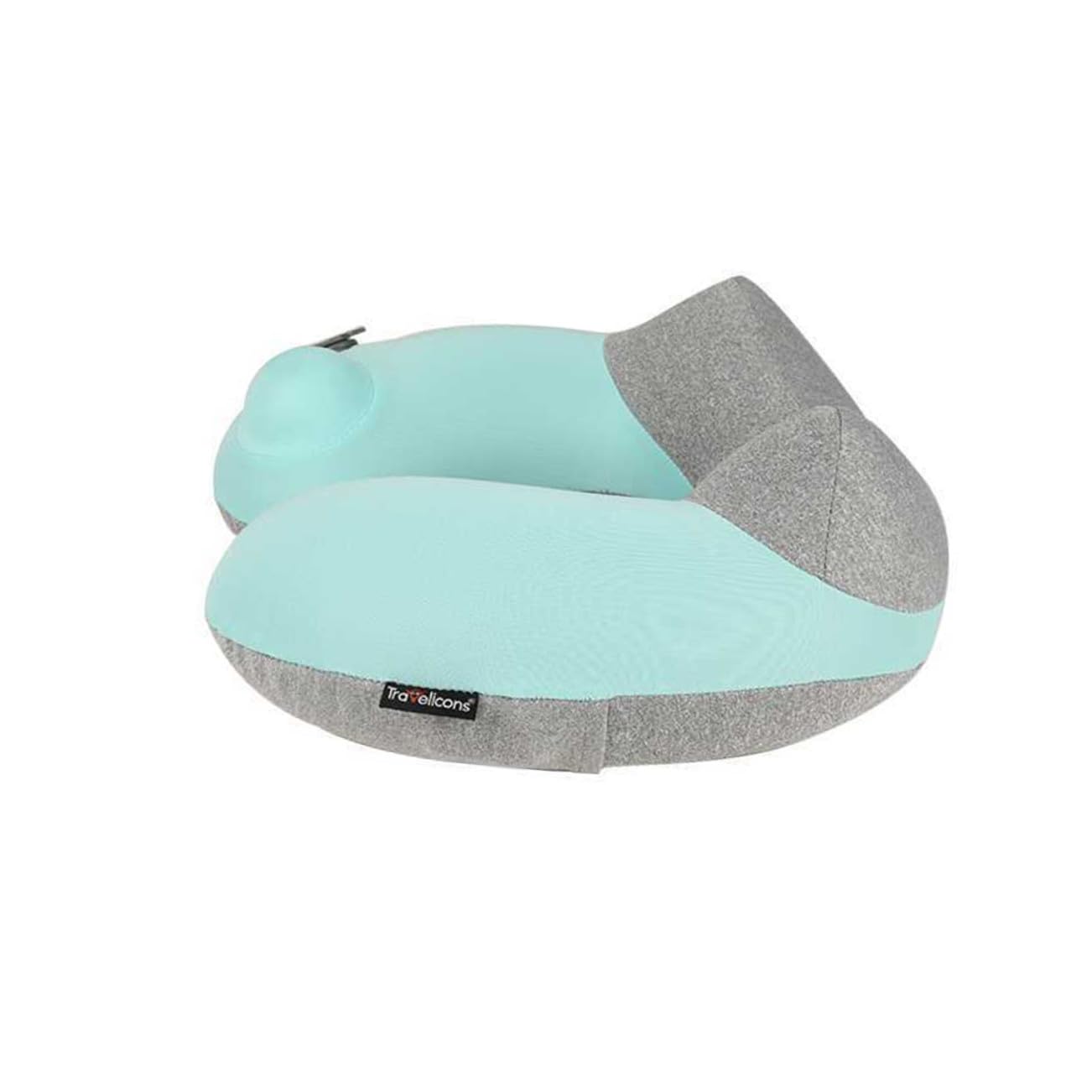 Alipis Almohada ergonómica Ergonomic Pillow Almohada de Viaje para avión Almohada de Viaje para el Cuello Almohada para el Cuello en Forma de u Almohada Inflable para el Cuello Pliegue