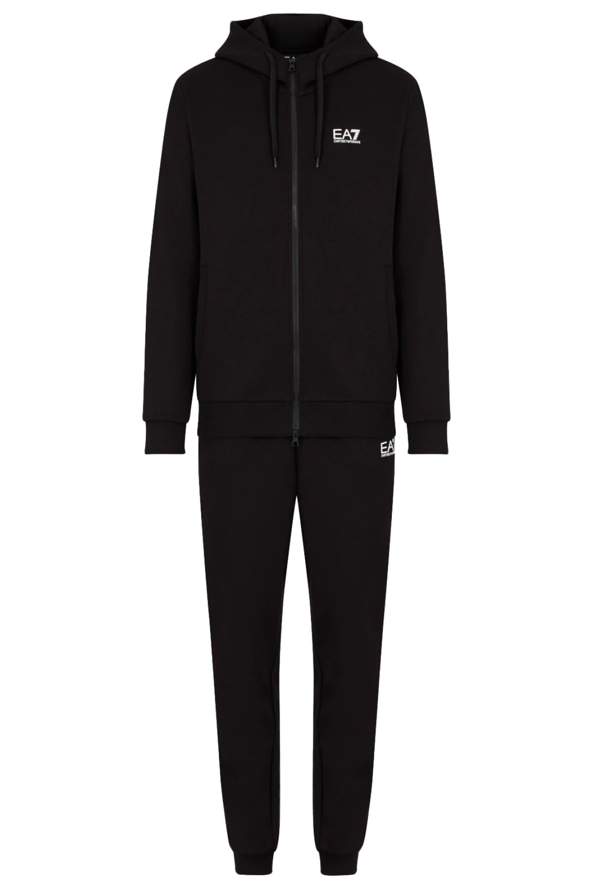 Ea7 Men's Black Emporio Armani Core Identity Tracksuit Blue, 3XL