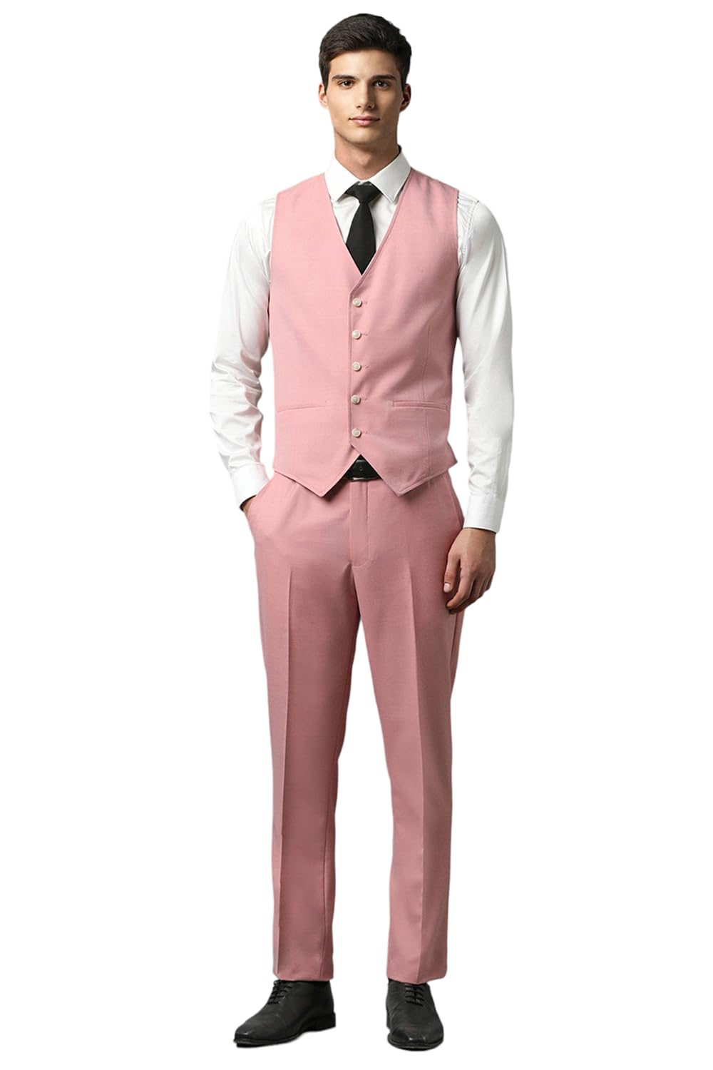allen solly Men's Polyester Blend Three Piece Suit-Dress Set-picture-27