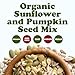 Food to Live Organic Sunflower and Pumpkin Seed Mix, 8 Ounces – Natural Snack, Rich in Protein, Perfect for Snacking, Baking and Salads, Raw, Vegan, Kosher, Bulk