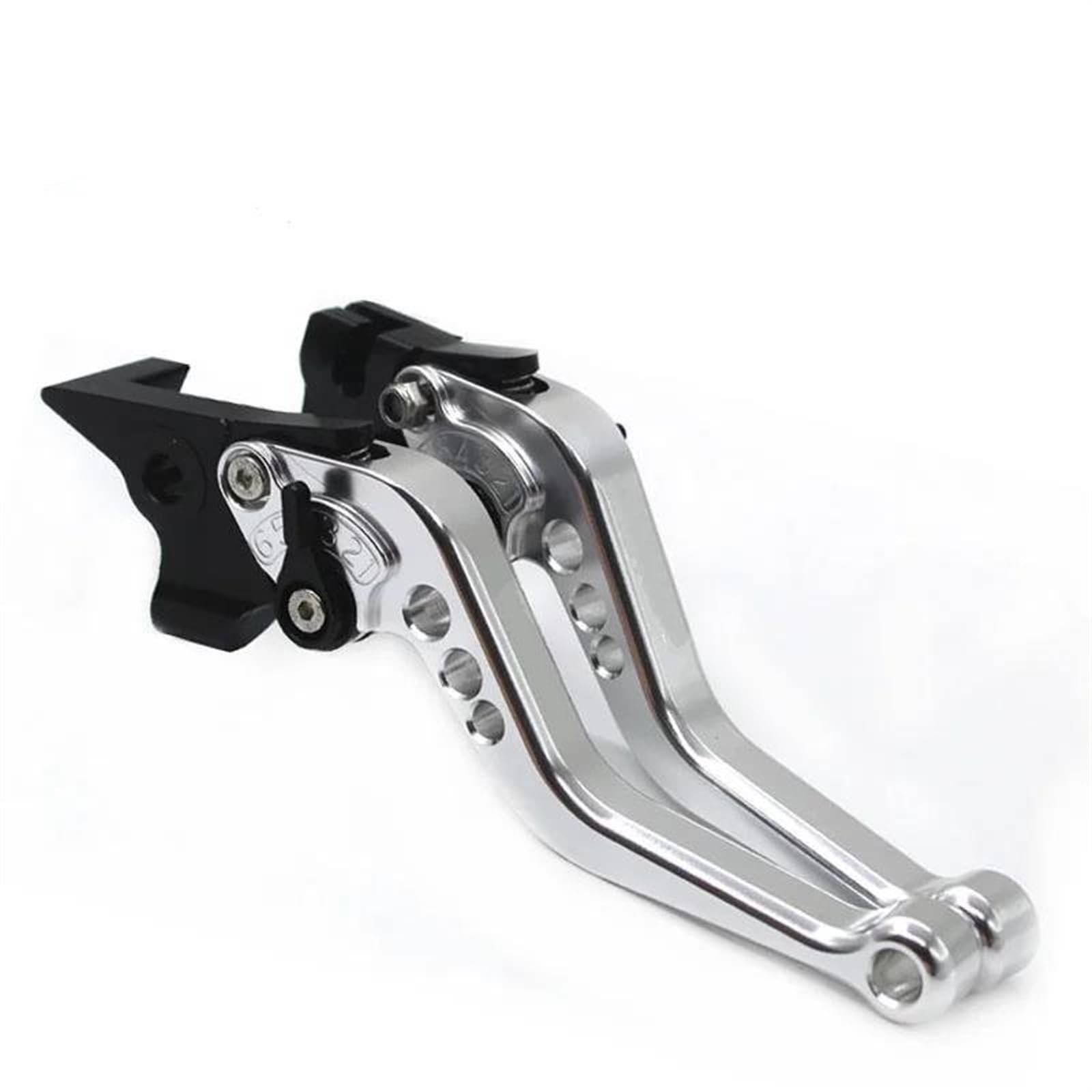 Rlimelopgg Silver Brake Clutch Levers For Suzuki For Sv 650 For Sv 650S For Sv650 For Sv650s 1999-2009 Motorcycle Accessories Short Brake Clutch Levers(Silver)