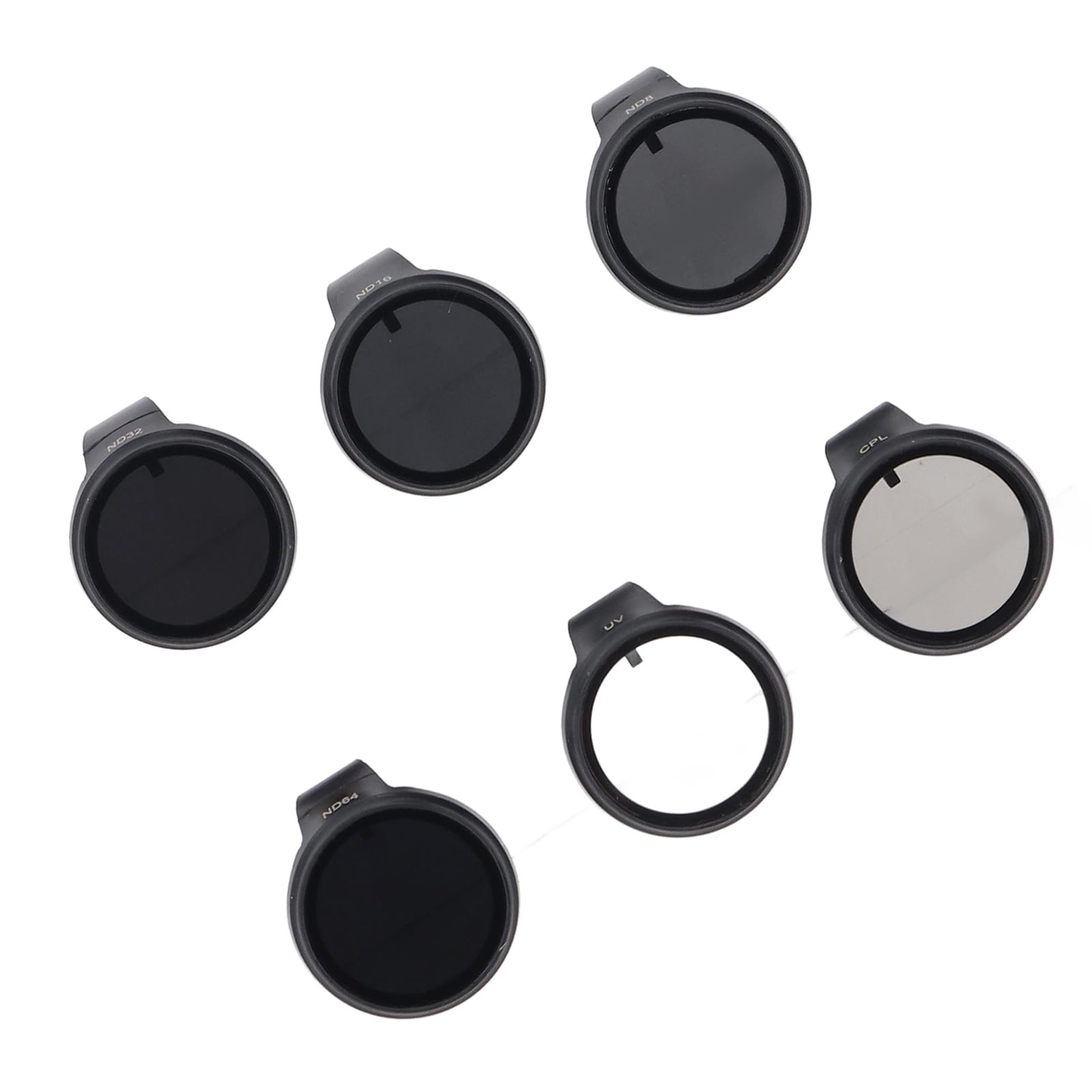 Set Filtri Drone per 6 Pezzi Filtri per Obiettivo Fotocamera UV CPL ND8 ND16 ND32 ND64 per NEO