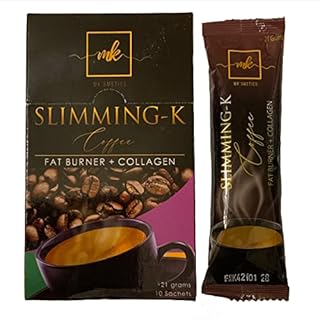 Slimming-K Coffee by Madam kilay, Fat Burner + Collagen (21g), 10 Count (Pack of 1)