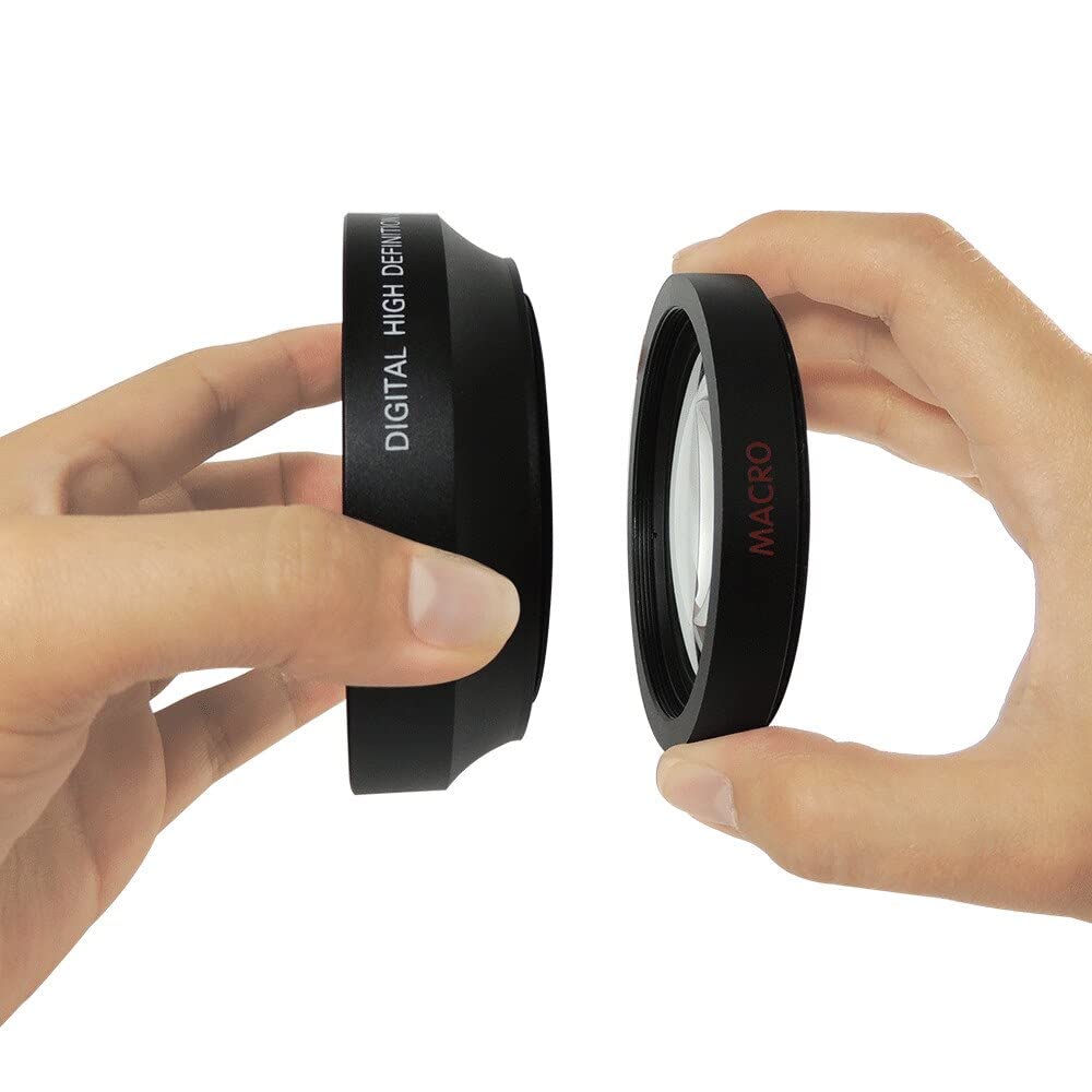 67mm 0.45x 0.43x Lens d'angle Super Grand d'angle et Objectif de Conversion Macro 82mm