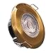 Produktbild max K O M F O R T 6x LED Bad Einbaustrahler IP44 Ultraflach 5 Watt Bronze 230V Rund warmweiß Deckenstrahler Spot Deckenspot Lumena