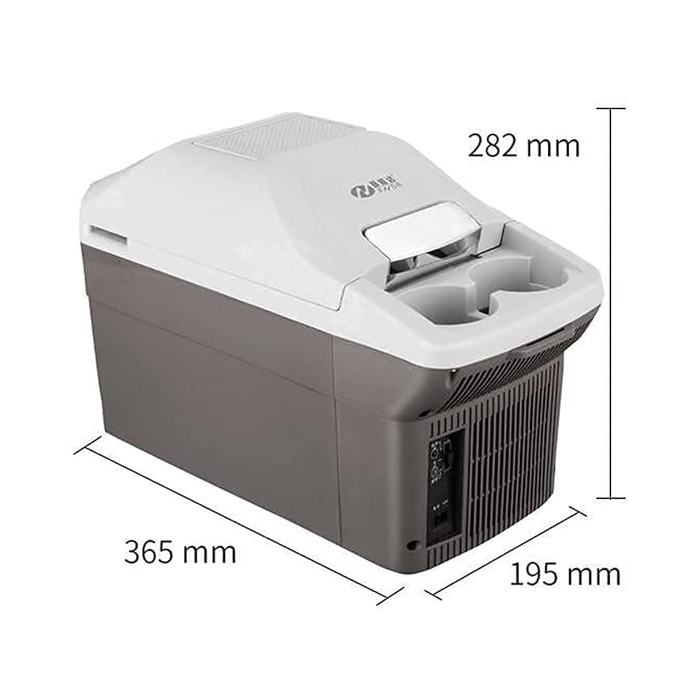 Termoelektryczna przenośna mała lodówka z zamrażarką Chłodnica i podgrzewacz samochodowy, 9 litrów, 12 24 V do jazdy samochodem F
