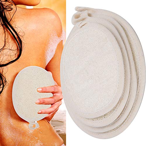4 stks Loofah Shower Pad, Body Scrub Exfoliëren Luffa Badspons Douche Ook wrijven(# 2) - Image 3