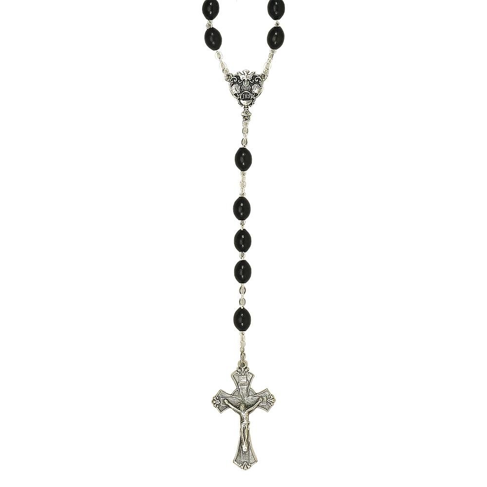 Catholic Gifts USA Black Wood RCIA Rosary