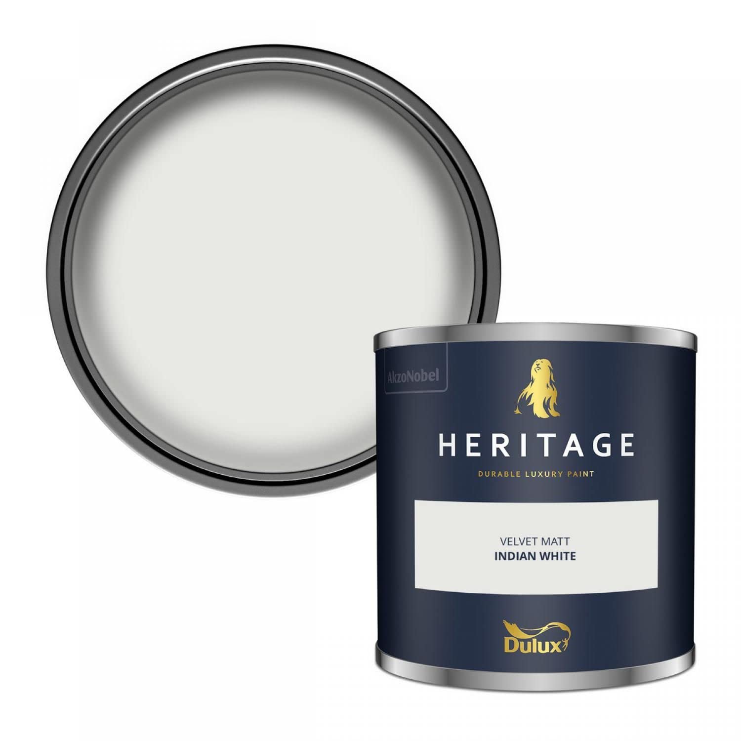 Dulux Trade Heritage Velvet Matt Emulsion Indian White - 5ltr
