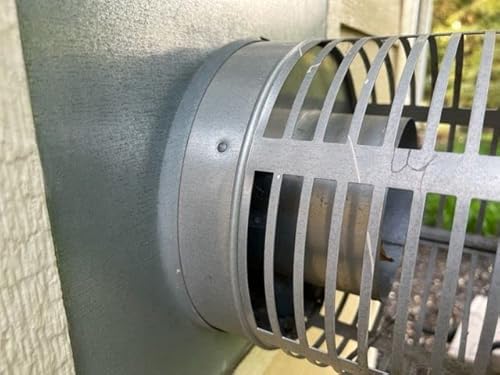 Draft Decor Draft Stopper Direct Vent Fireplace Termination Cap Cover (Round) #TOP4