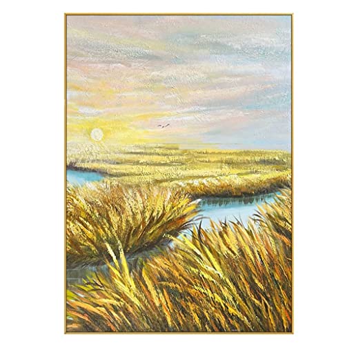 Toile à l'huile Art déco peinte à la main 50x75cm pour salon