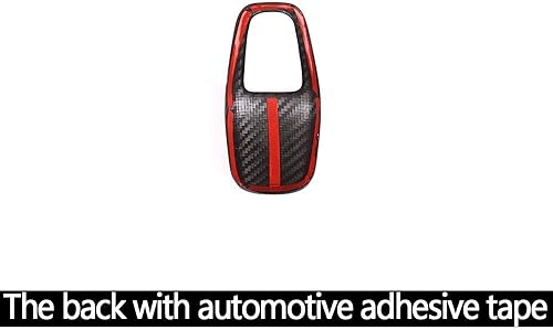 Miniatura 5 de YIWANG Cubierta de la cabeza del cambio de engranajes del coche de fibra de carbono 100% real para Porsche Cayenne 2018 2019 accesorios de automóvil