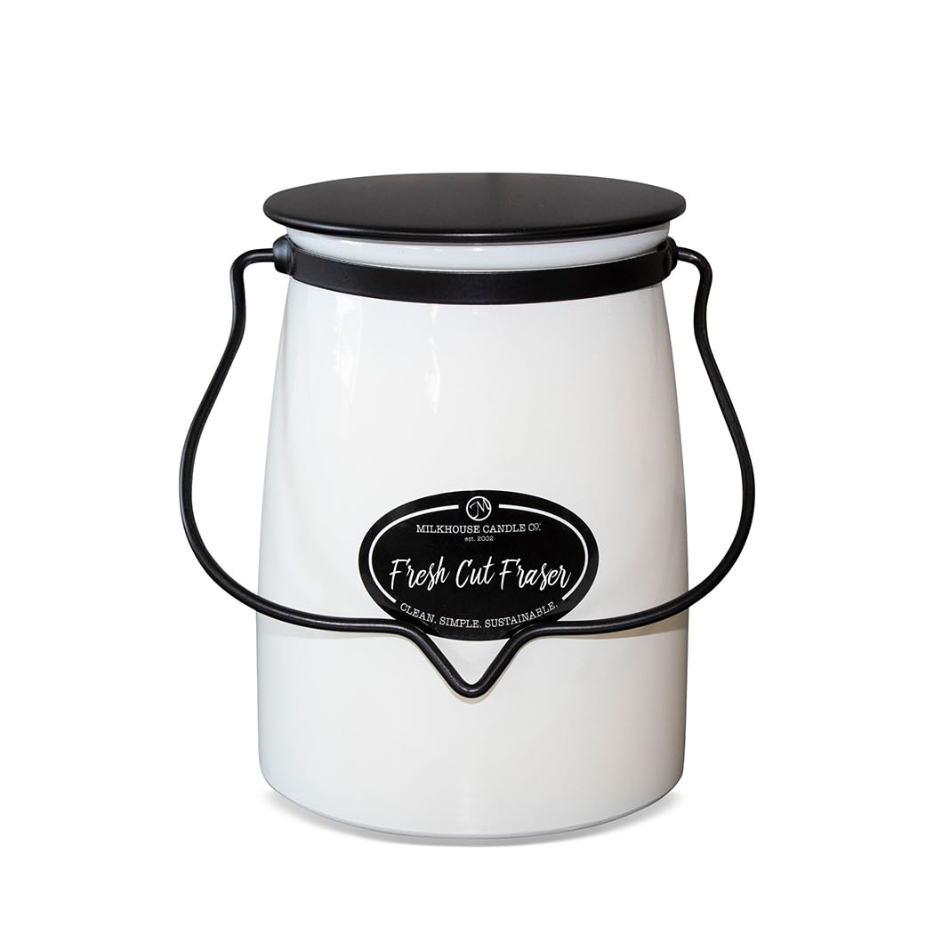 Milkhouse Candle Company, Creamery Glow Collection Sojakerze, Butterglas, Fraser, 625 ml