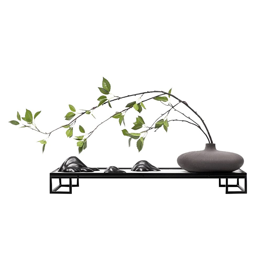 liushopSimulation Tree Zen-style Artificial Green Plant Vase Decoration Ceramic Mountain Creative Texture Vase Fake Plant Decoration in Living Room and Office Artificial Trees