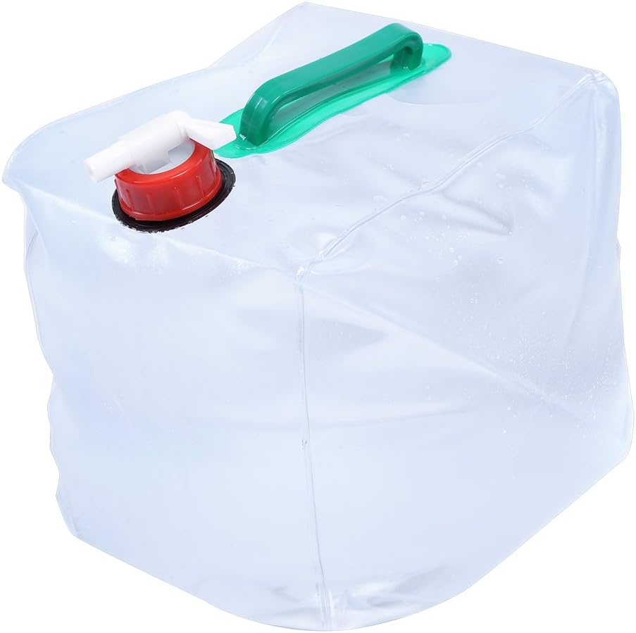 VGEBY 10L/20L Foldable Water Bag Portable Transparent Water Container Large Capacity for Outdoor Camping/Climbing/Picnic/Survival Emergency (Size : 10L) Outdoor Dining Tableware