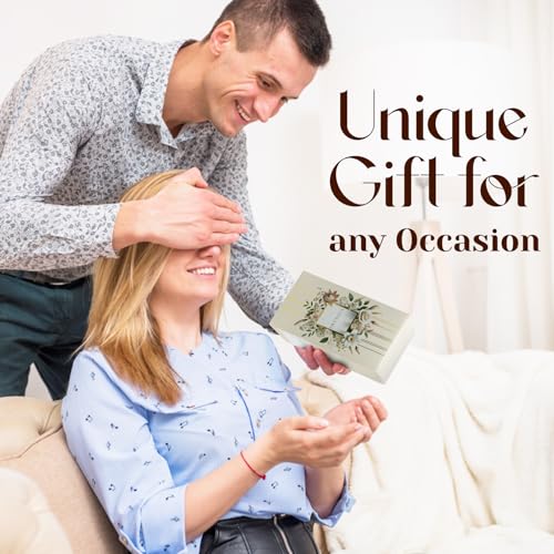 VIONAMI Luxury Scented Candle Gift – Queen of The Night Rare Flower Fragrance in Elegant Glass Jar, Decorative Soy Candles Gifts for Women, Long-Lasting 80 Hr, 14.8 oz, Luxury Candles for Women