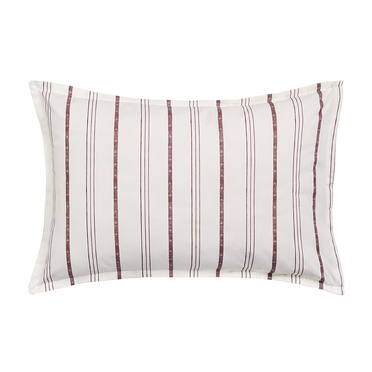ESSIX, Printed Cotton Percale Pillowcase 50 x 75 cm Ecru