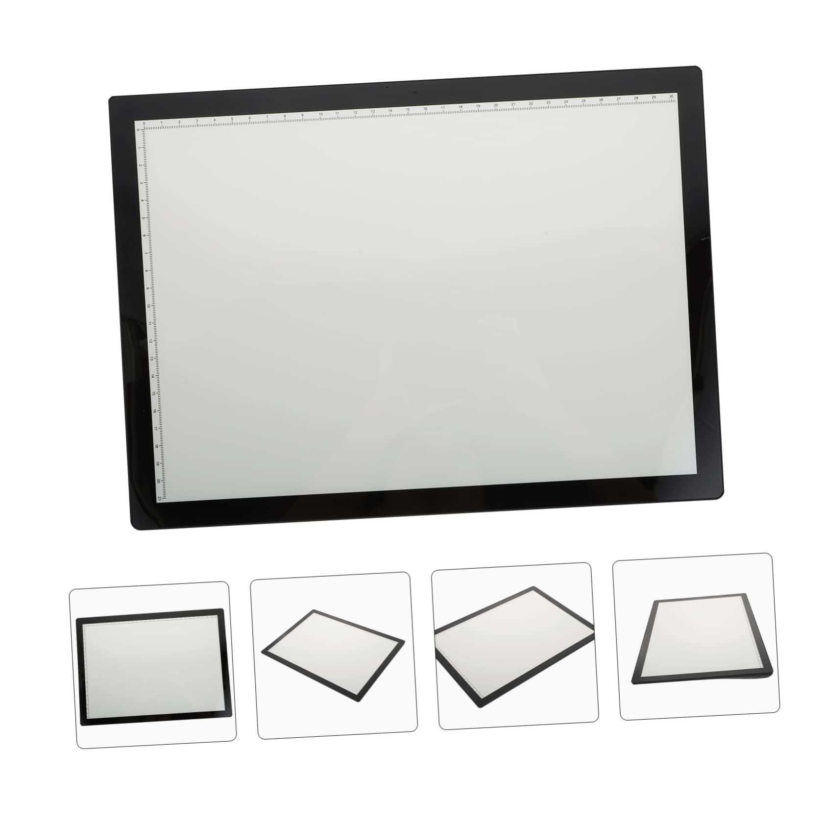 Table Lumineuse de Traçage A4 Portable pour Dessin, Noir, 1 Pièce