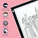 Crafts&Co® Leuchttisch A3 | Dimmbarer Leuchtplatte| Lightpad, Diamond Painting Zubehör | Zeichenplatte mit USB | Lightpad 470x345 mm | Zeichenbrett, Leuchtkasten, Leuchttafel, LED Drawing Pad