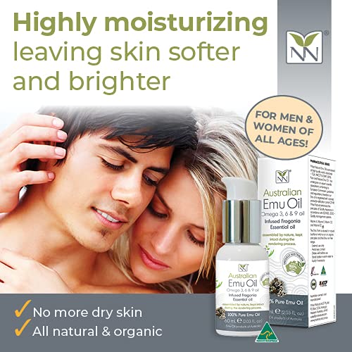 Miniatura 7 de Y-Not Natural - Aceite de emu orgánico farmacéutico 100% puro de 6.8fl oz  Aceite de omega 3, 6 y 9 aborígenes de rango libre con infusión de