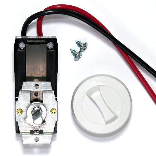 Cadet Com-Pak Double Pole Built-in Thermostat Kit for Wall Heaters (White)