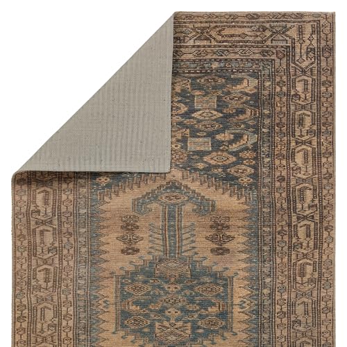 Tapete corredor estampado Boho 3x8 poliéster lavable miniatura 6