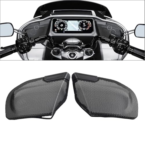 Bacar Cover rejilla de parlantes para Harley 1 par miniatura 2