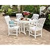 Trex Outdoor FurnitureTM Yacht Club 5-Piece Farmhouse Trestle Arm Chair Dining Set in Stepping Stone