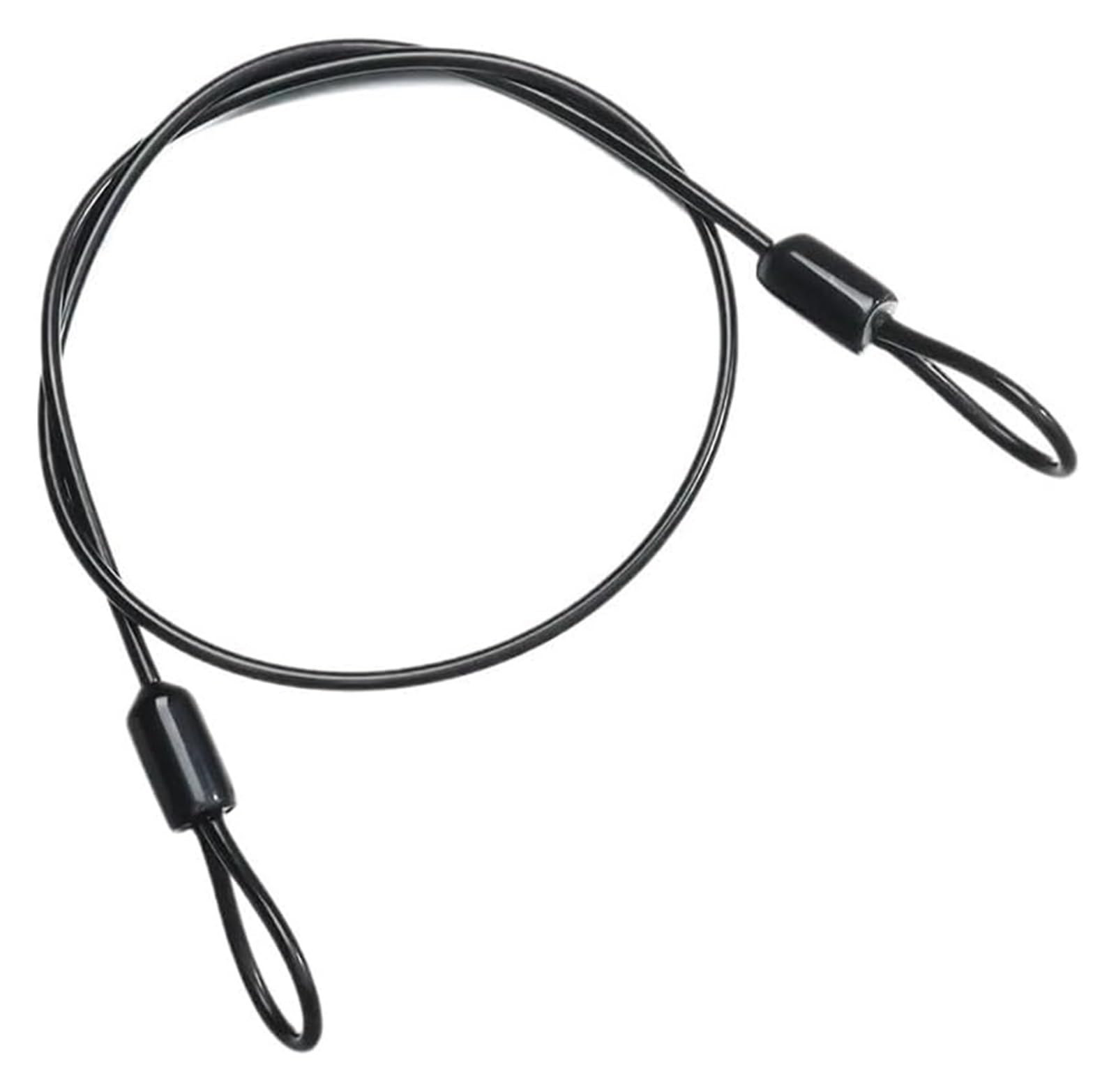 Giveduno Black-0.5 Meters Bicycle Lock, Bicycle Steel Cable Lock Road Bike Security Multicolor