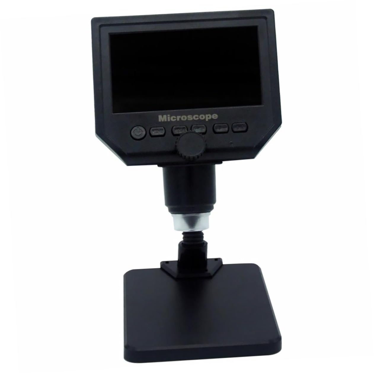 Veemoon Microscopio Digital G600 3,6 Megapíxeles Pantalla LCD 4,3 Pulgadas 1-600x, 8 Luces Led, Captura Foto y Vídeo para Uso Profesional