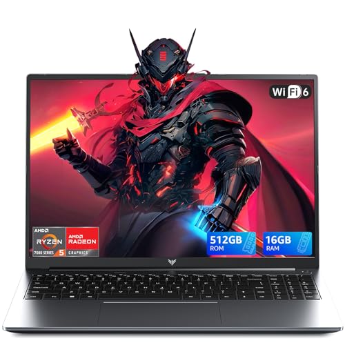 KAIGERR Laptop, 2026 Laptop, ΑΜD Ryzen 5 7430U (Up to 4.3GHz),16GB RAM 512GB...