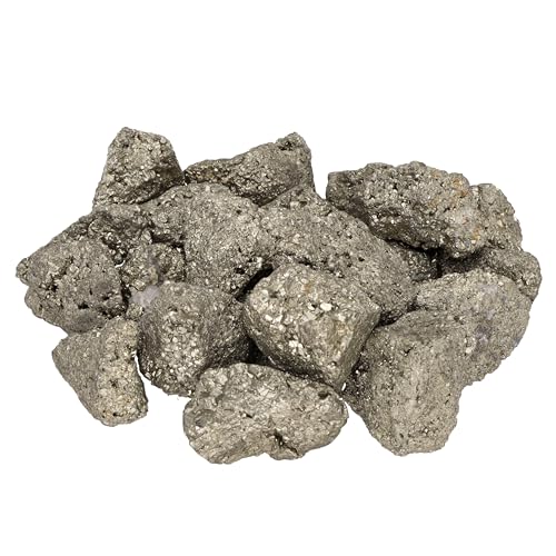 Pirita | Piedras en bruto 100% naturales | Niveles de oro de gato | 300 g Lebensquelle Plus