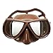 Palantic Spearfishing Free Dive Low Volume Brown Silicone Mask
