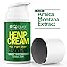 Hemp Cream for Pain Relief - Natural Hemp Oil Extract Lotion for Joint & Muscle Pain - Extra Strength Hemp Cream Topical Salve | Arnica Cream 3.4 oz