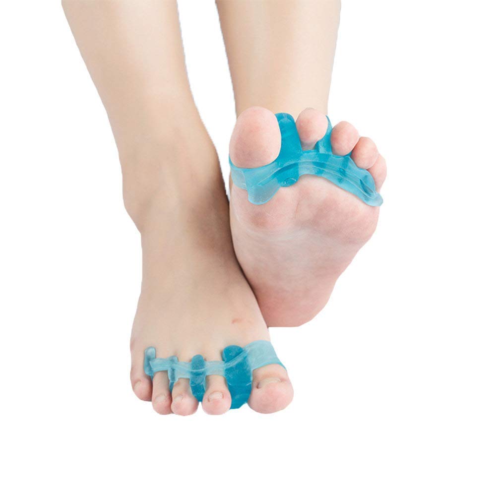 Korektor i ulga, silikonowy rozpieracz palców u stóp na hallux valgus, ochraniacz na halluxy, separator palców u stóp na ból stóp, przeciw halluxom valgus i nakładaniu si