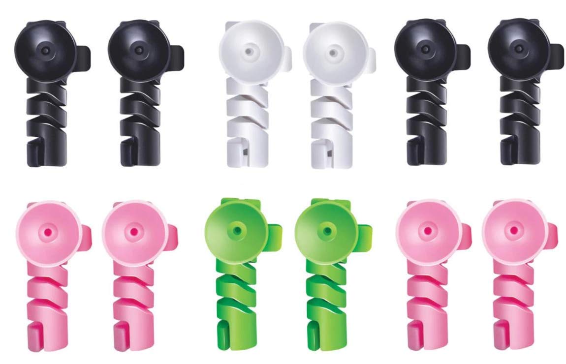 Renyke Set Of 3 Spiral Tube Cable Protector Winder Wire Cord Organizer