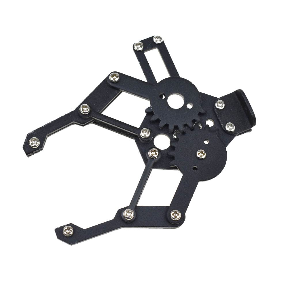 High Torque Metal Mechanical Claw Robot Arm Clamp Robot Chassis (Black) — image 1